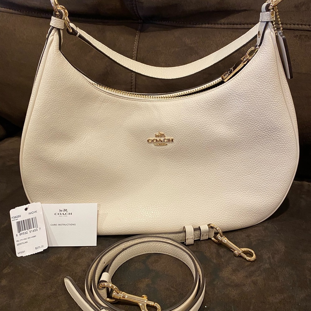 Coach ‘Pebble Leather Harley East West Hobo
